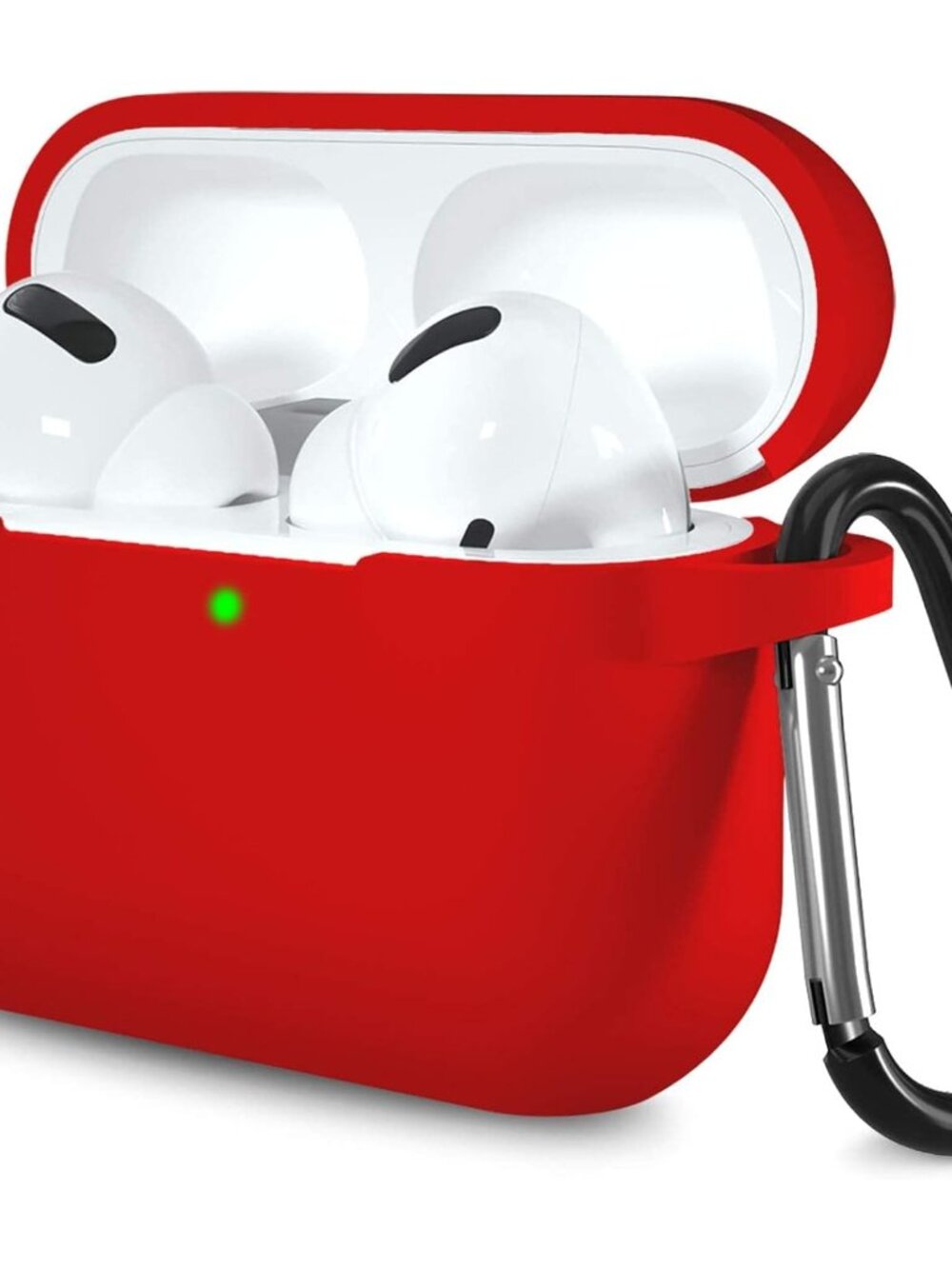 for AirPods Pro 2nd/1st Case with Keychain, Red